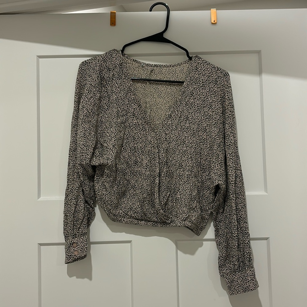 Cheetah print top